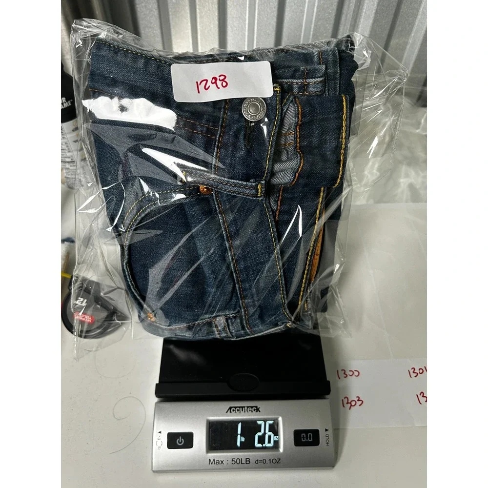 Levis 527 Jeans Mens 34x30 Blue Bootcut Stretch Denim Dark Wash Pants
